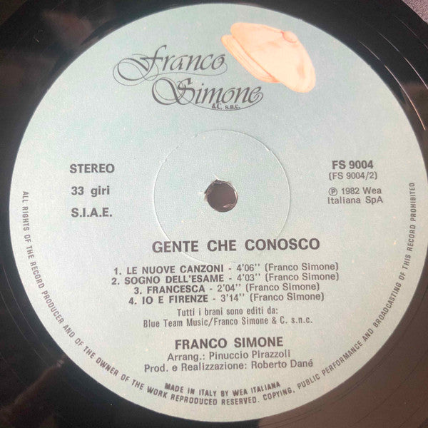 Franco Simone -Gente Che Conosco