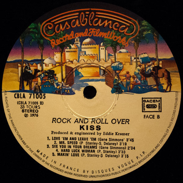 Kiss -Rock And Roll Over