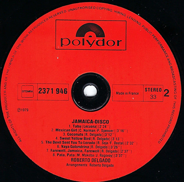 Roberto Delgado -Jamaica-Disco