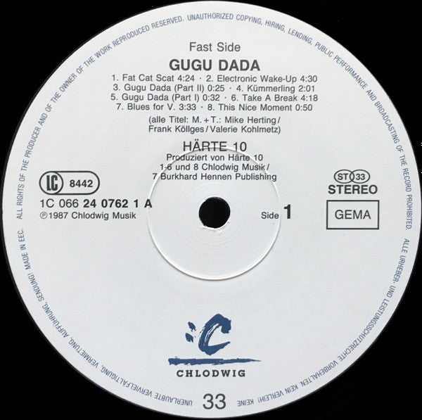 Härte 10 -Gugu Dada