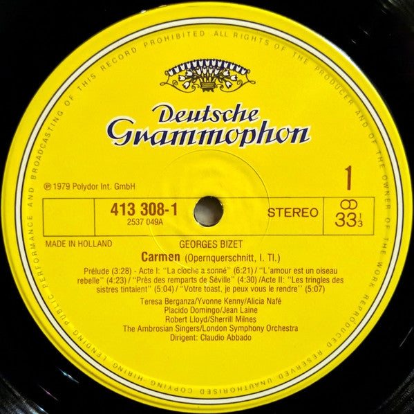 Georges Bizet – Teresa Berganza & Placido Domingo, Claudio Abbado -Carmen (Hoogtepunten)