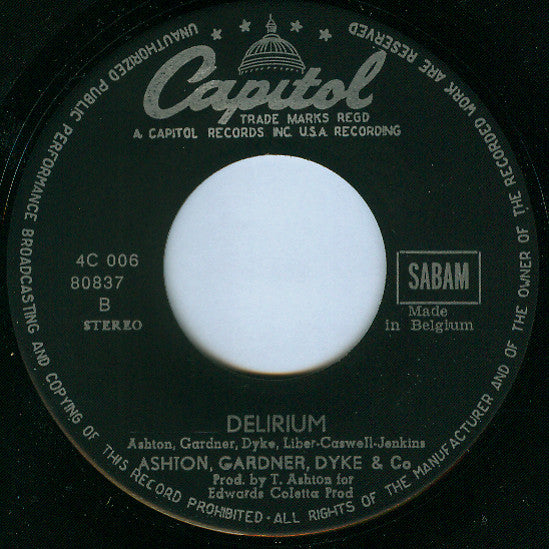Ashton, Gardner, Dyke & Co.* -Can You Get It / Delirium