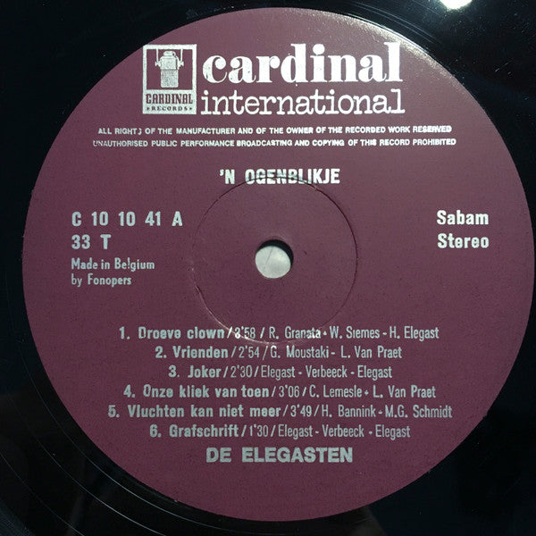 De Elegasten - 'n Ogenblikje