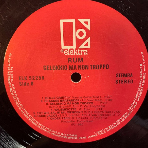 Rum (2) -Gelukkig Ma Non Troppo