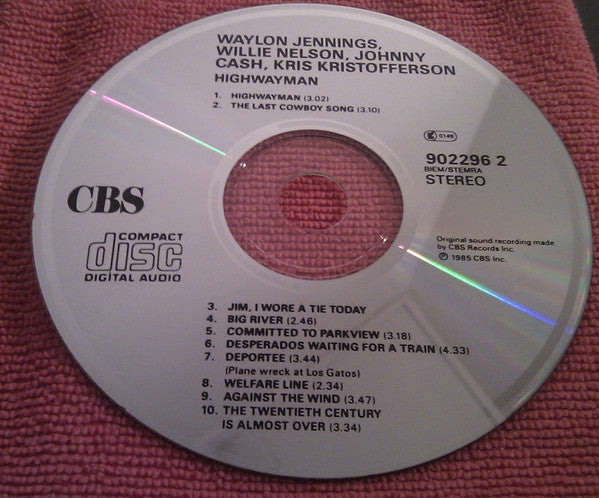 Waylon Jennings, Willie Nelson, Johnny Cash, Kris Kristofferson - Highwayman