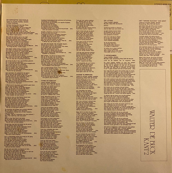 Walter De Buck - De Volkszanger Voor Karel Waeri