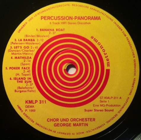 Chor Und Orchester George Martin -Percussion Panorama
