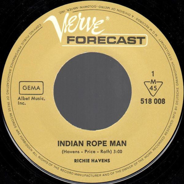 Richie Havens -Indian Rope Man / Strawberry Fields Forever