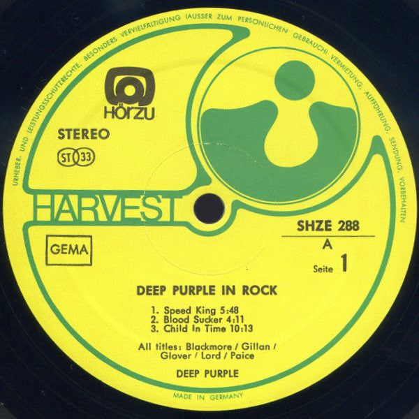 Deep Purple -In Rock
