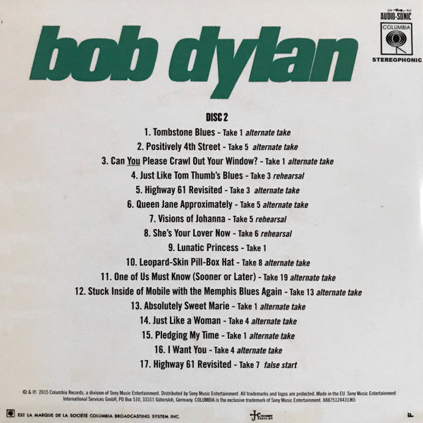 Bob Dylan - The Best Of The Cutting Edge 1965-1966