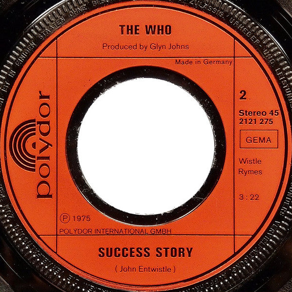 The Who -Squeeze Box / Success Story