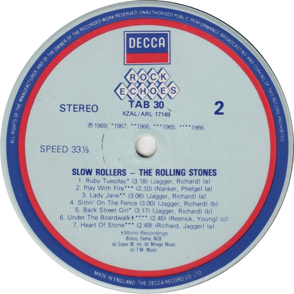 The Rolling Stones -Slow Rollers
