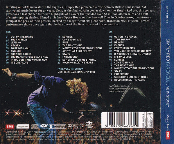 Simply Red -Farewell (Live In Concert At Sydney Opera House)