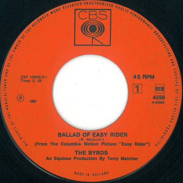 The Byrds -Ballad Of Easy Rider