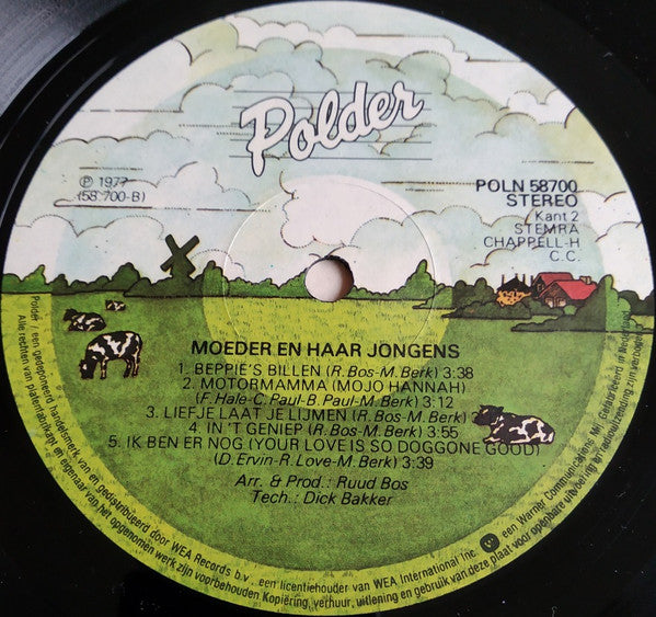 Moeder En Haar Jongens, Marjan Berk, Bill van Dijk, Bob van Leeuwen, The Mothercookies -Moeder En Haar Jongens