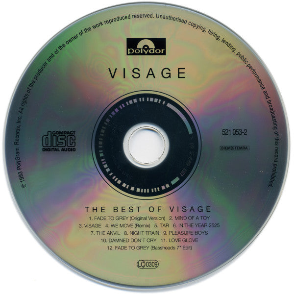 Visage -Fade To Grey (The Best Of Visage)