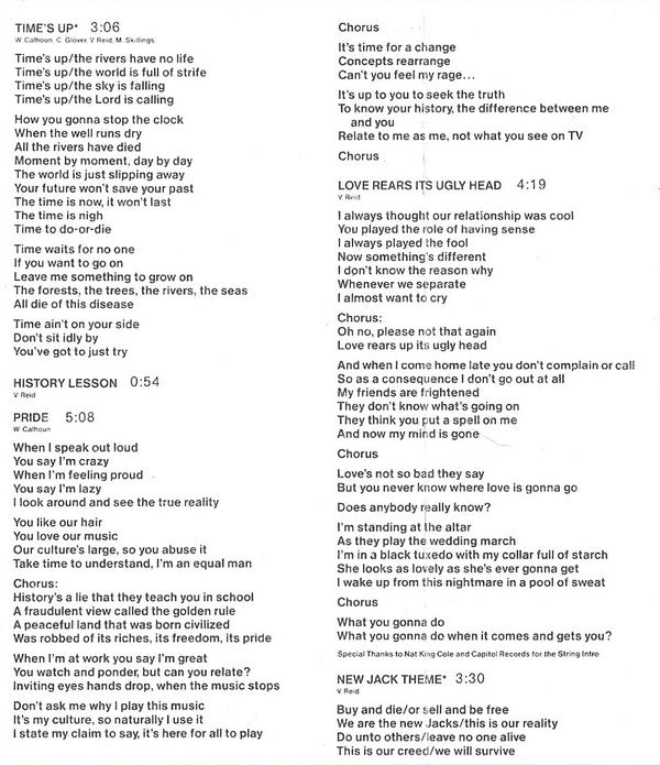 Living Colour - Time's Up