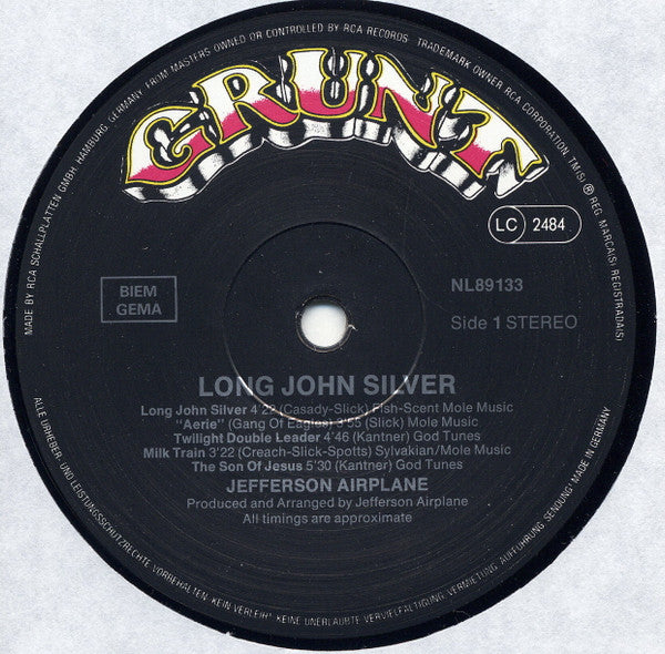 Jefferson Airplane -Long John Silver