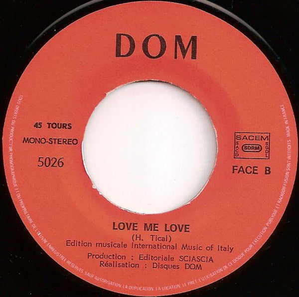 Joe "Nat" Palele Orchestra -Luna Caprese / Love Me Love
