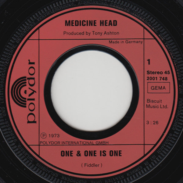 Medicine Head (2) -One & One Is One