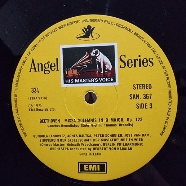 Beethoven*, Von Karajan*, Wiener Singverein, Berliner Philharmoniker - Missa Solemnis