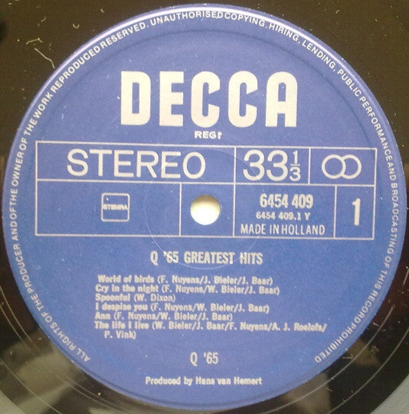 Q'65* -Greatest Hits