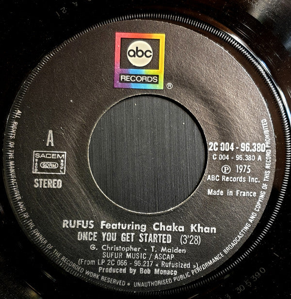 Rufus -Once You Get Started