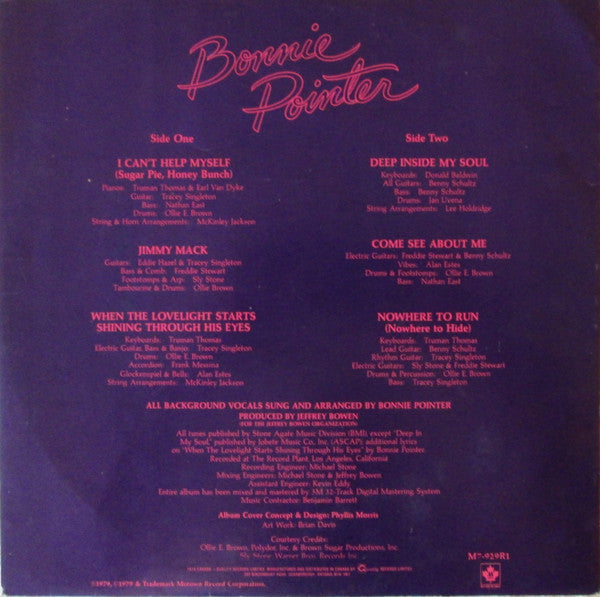 Bonnie Pointer - Bonnie Pointer