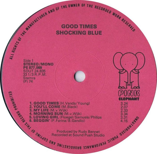 Shocking Blue -Good Times