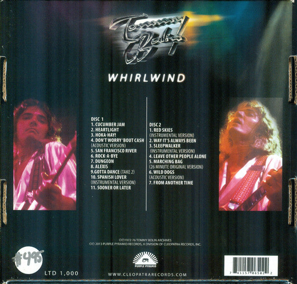 Tommy Bolin -Whirlwind
