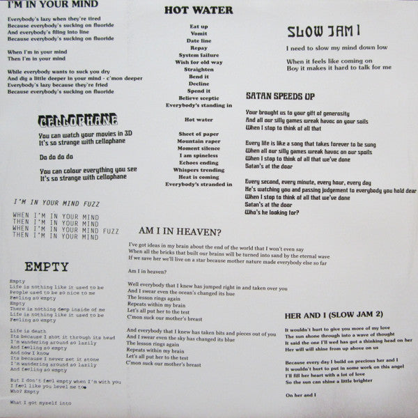 King Gizzard & The Lizard Wizard* -I'm In Your Mind Fuzz