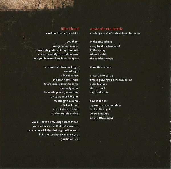 Katatonia -Night Is The New Day