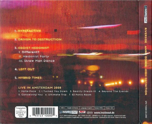 Riverside -Anno Domini High Definition