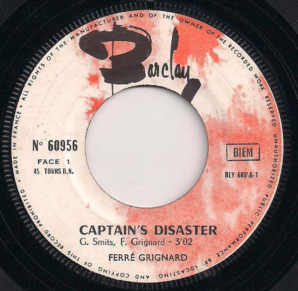 Ferre Grignard -Captain's Disaster / Tell Me Now