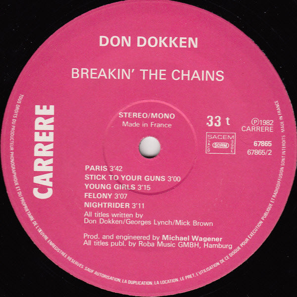 Dokken -Breakin' The Chains