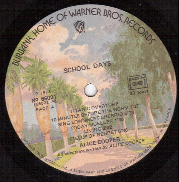 Alice Cooper -School Days (The Early Recordings)