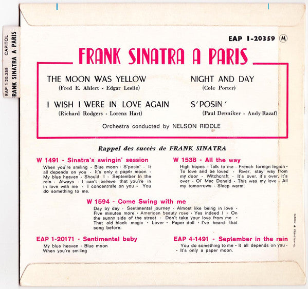 Frank Sinatra -À Paris
