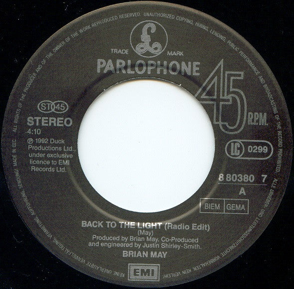 Brian May -Back To The Light