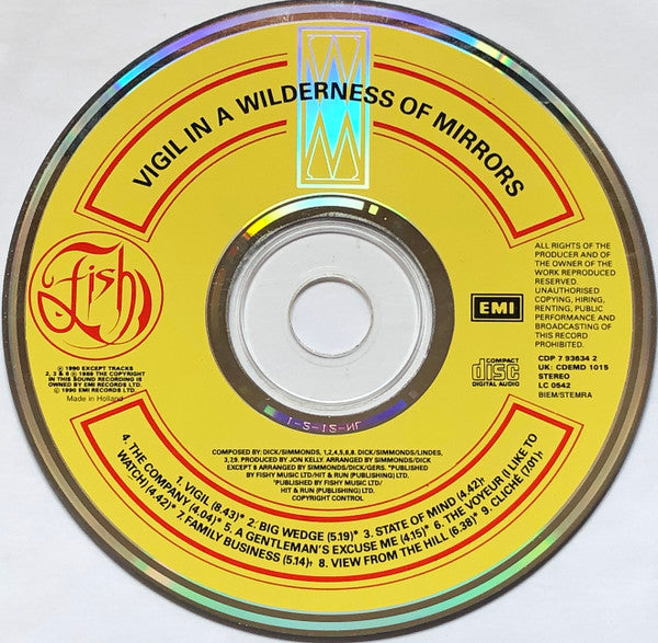 Fish -Vigil In A Wilderness Of Mirrors