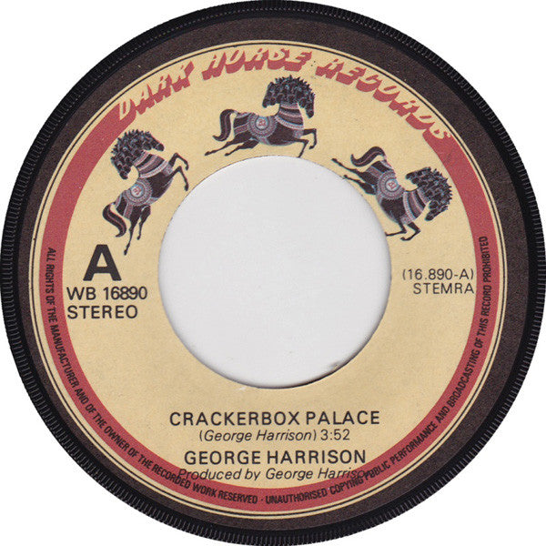 George Harrison -Crackerbox Palace