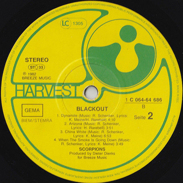Scorpions -Blackout