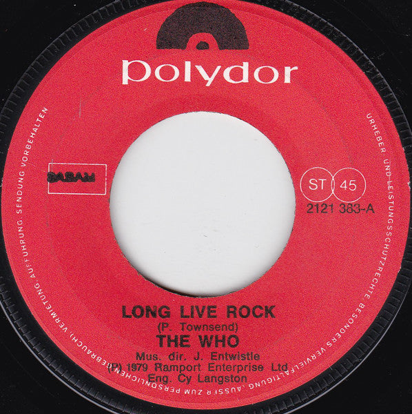 The Who -Long Live Rock