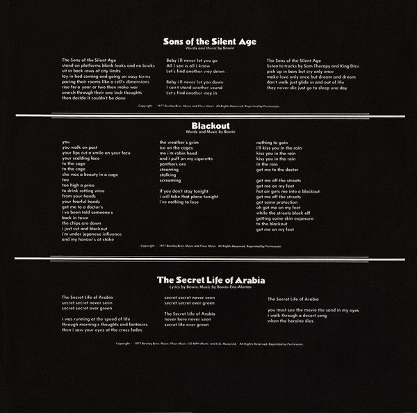 David Bowie - "Heroes"