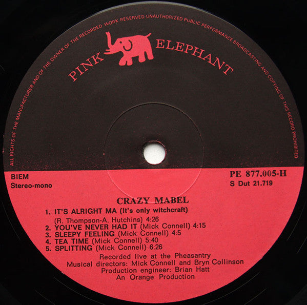 Crazy Mabel -Crazy Mabel