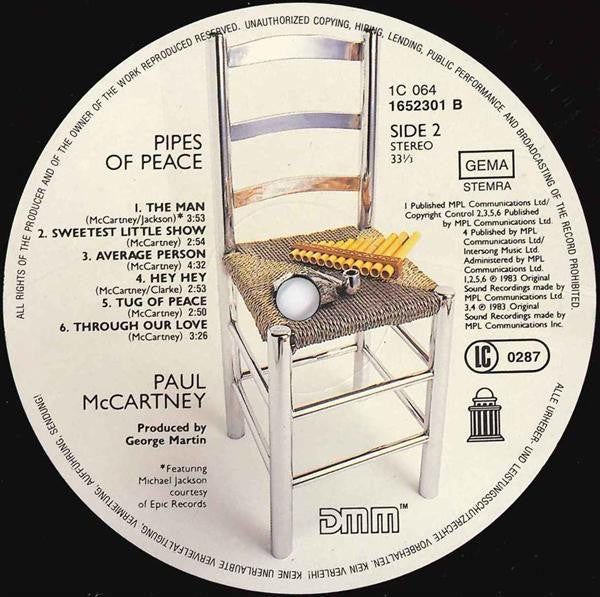 Paul McCartney -Pipes Of Peace
