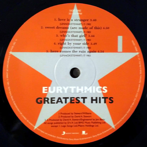 Eurythmics -Greatest Hits