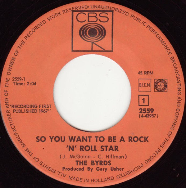 The Byrds -So You Want To Be A Rock 'N' Roll Star