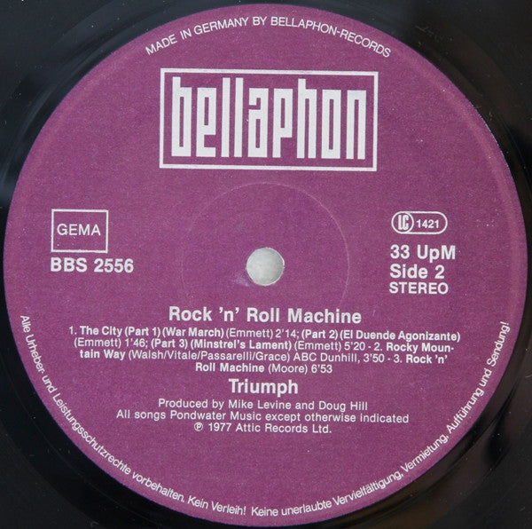 Triumph (2) -Rock & Roll Machine
