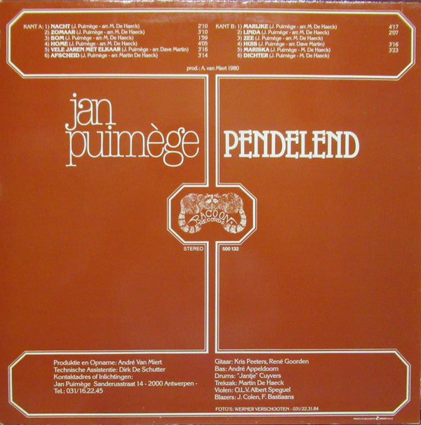 Jan Puimège -Pendelend
