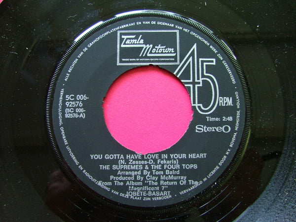 The Supremes &amp; Four Tops - You Gotta Have Love In Your Heart / I'm Glad About It